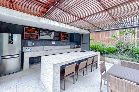 Área comum - Churrasqueira de apartamento à venda com 2 quartos, 65m² em Vila Zilda, São Paulo