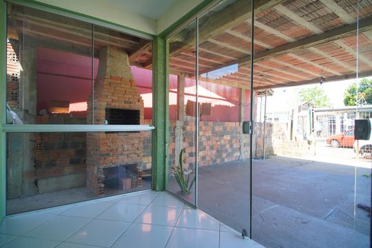 Varanda da Sala de casa para alugar com 3 quartos, 90m² em Santos Dumont, São Leopoldo
