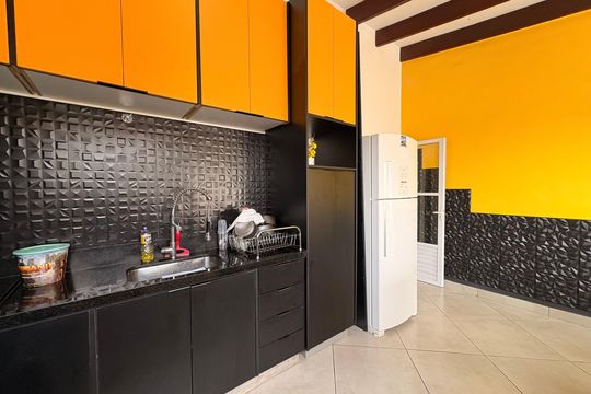 Cozinha  de apartamento à venda com 2 quartos, 120m² em Parque Oratório, Santo André
