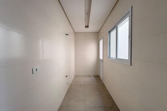 Cozinha  de apartamento à venda com 2 quartos, 63m² em Vila Humaita, Santo André