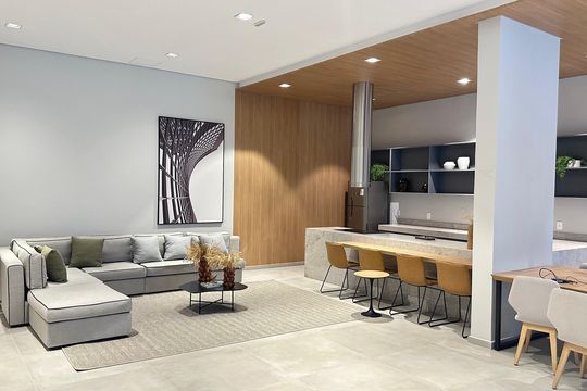Área externa de apartamento à venda com 1 quarto, 28m² em Pinheiros, São Paulo