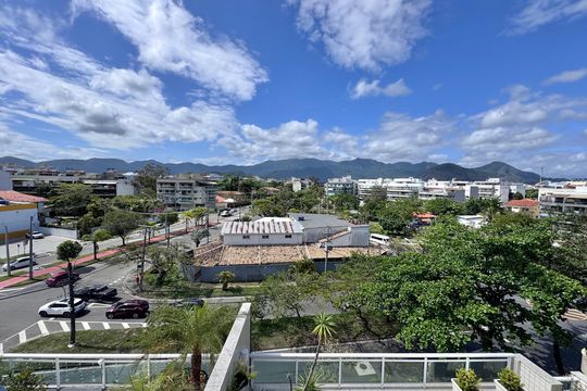 Terraço - vista de apartamento à venda com 6 quartos, 393m² em Recreio dos Bandeirantes, Rio de Janeiro
