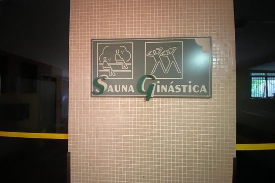 Área comum sauna de apartamento à venda com 2 quartos, 103m² em Leblon, Rio de Janeiro
