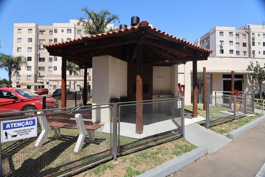 Área comum - Churrasqueira de apartamento à venda com 2 quartos, 47m² em Mato Grande, Canoas