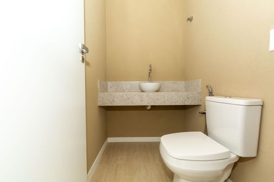 BANHEIRO3 de apartamento à venda com 3 quartos, 77m² em Santo Antônio, Belo Horizonte