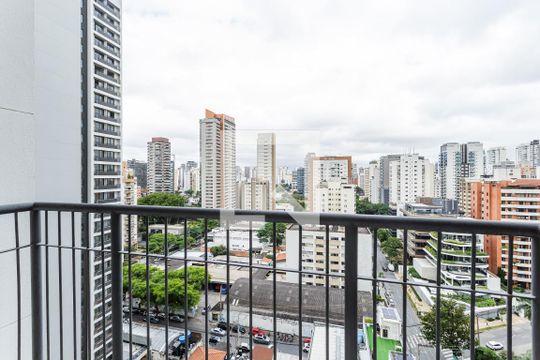 Varanda de apartamento para alugar com 1 quarto, 25m² em Vila Olímpia, São Paulo