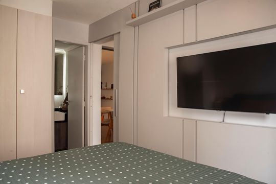 Suíte de apartamento à venda com 2 quartos, 64m² em Chácara Inglesa, São Paulo