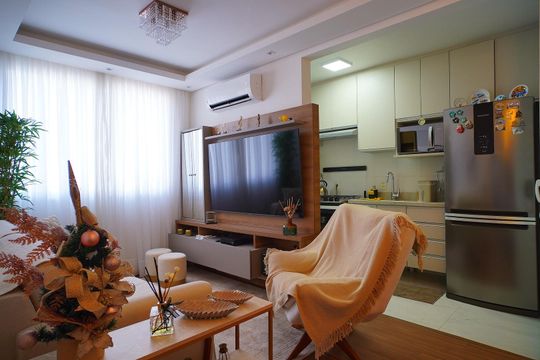 Sala de apartamento para alugar com 2 quartos, 42m² em Condomínio Terrabela, Porto Alegre