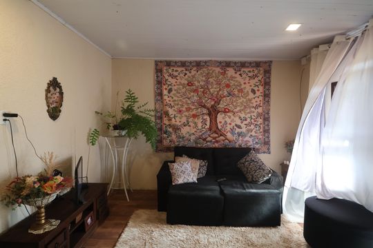 Sala de casa para alugar com 3 quartos, 100m² em  Rio Branco, Canoas