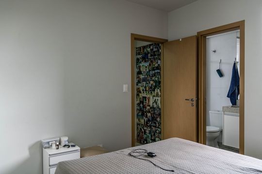 Suíte de apartamento à venda com 3 quartos, 140m² em Caiçaras, Belo Horizonte