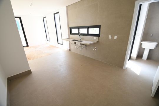 Cozinha de casa de condomínio à venda com 3 quartos, 225m² em Condomínio Reserva Alpha Galleria, Campinas