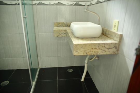 Banheiro  de apartamento à venda com 2 quartos, 54m² em Assunção, São Bernardo do Campo