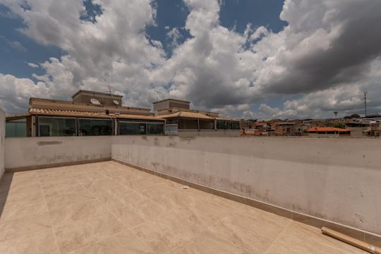 Cobertura - Área descoberta de apartamento à venda com 2 quartos, 100m² em Serrano, Belo Horizonte