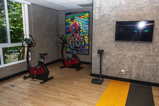 Área comum - Academia de apartamento à venda com 3 quartos, 53m² em Veleiros, São Paulo