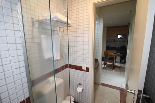 Banheiro de apartamento para alugar com 1 quarto, 34m² em Santana, São Paulo