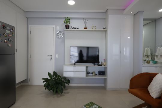 Sala de apartamento para alugar com 1 quarto, 38m² em Vila Andrade, São Paulo