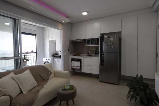 Sala de apartamento para alugar com 1 quarto, 38m² em Vila Andrade, São Paulo