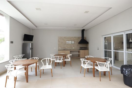 Área comum - Churrasqueira de apartamento para alugar com 1 quarto, 38m² em Vila Andrade, São Paulo