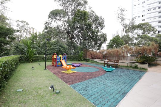 Área comum - Playground de apartamento para alugar com 1 quarto, 38m² em Vila Andrade, São Paulo