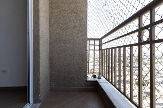 Sacada da Sala de apartamento para alugar com 2 quartos, 52m² em Jardim Matarazzo, São Paulo