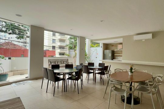 Salão de Festas de apartamento à venda com 3 quartos, 212m² em Jardim Paulista, São Paulo