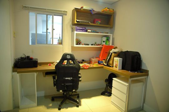Escritório da Sala  de casa de condomínio para alugar com 4 quartos, 250m² em Dos Casa, São Bernardo do Campo