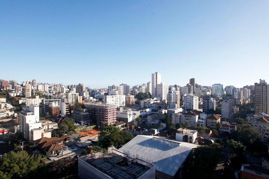 Área Comum - Rooftop Vista de kitnet/studio à venda com 2 quartos, 75m² em Auxiliadora, Porto Alegre