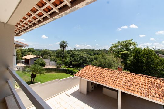 VISTA DA SACADA SUITE MASTER de casa de condomínio à venda com 4 quartos, 590m² em Jardim Arua, Campinas