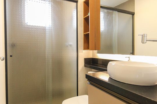 Banheiro de apartamento para alugar com 2 quartos, 45m² em Colônia (zona Leste), São Paulo