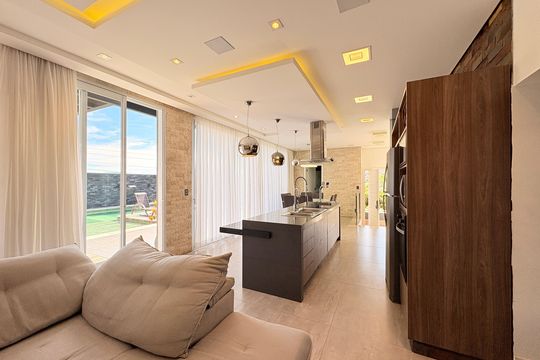 Cozinha de casa de condomínio para alugar com 4 quartos, 362m² em Parque Cecap, Jundiaí