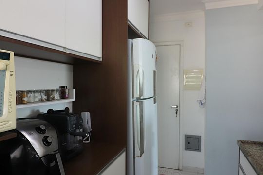 Cozinha  de apartamento à venda com 3 quartos, 80m² em Centro, São Bernardo do Campo