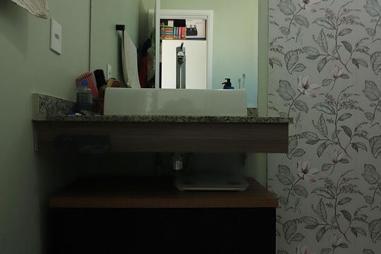 Quarto 1 - Suíte Banheiro de apartamento à venda com 3 quartos, 80m² em Centro, São Bernardo do Campo