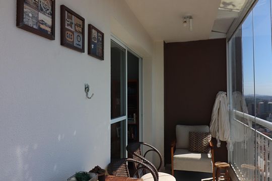 Sala Sacada  de apartamento à venda com 3 quartos, 80m² em Centro, São Bernardo do Campo