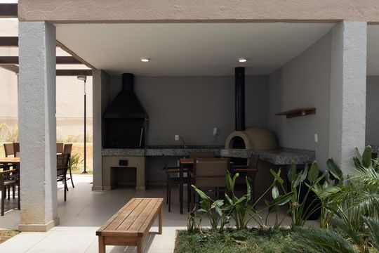 Área comum - Churrasqueira de apartamento para alugar com 2 quartos, 35m² em Cidade Patriarca, São Paulo