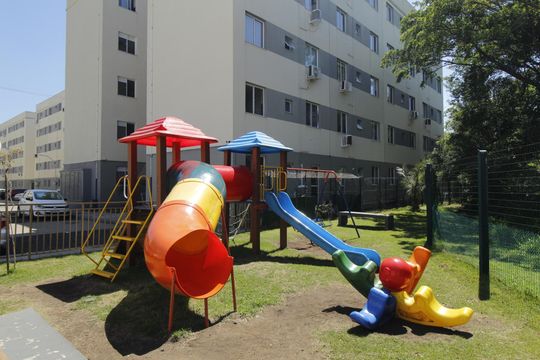 Área comum - Playground de apartamento para alugar com 2 quartos, 60m² em Rubem Berta, Porto Alegre