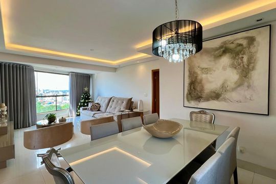 sala  de apartamento à venda com 4 quartos, 145m² em Ipiranga, Belo Horizonte