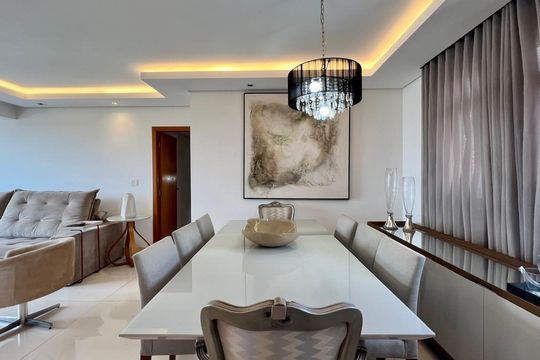 sala  de apartamento à venda com 4 quartos, 145m² em Ipiranga, Belo Horizonte