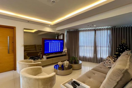 sala  de apartamento à venda com 4 quartos, 145m² em Ipiranga, Belo Horizonte
