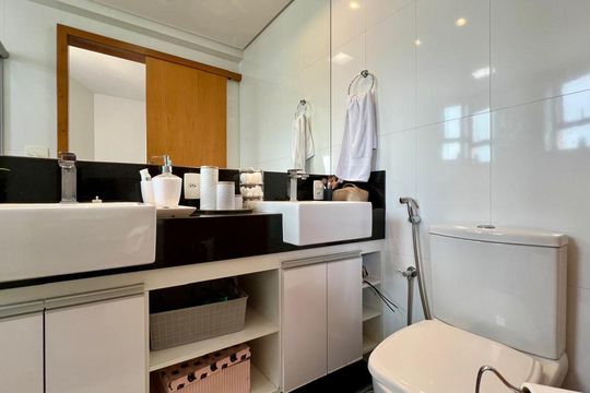 banho de apartamento à venda com 4 quartos, 145m² em Ipiranga, Belo Horizonte
