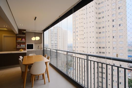 Varanda de apartamento à venda com 3 quartos, 106m² em Tatuapé, São Paulo