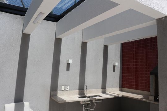 Área comum - Churrasqueira de kitnet/studio à venda com 1 quarto, 42m² em Boa Vista, São Caetano do Sul