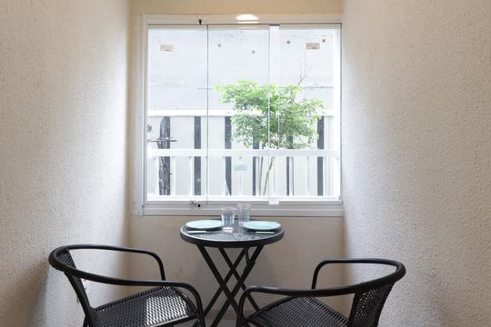 Varanda da Sala de apartamento para alugar com 2 quartos, 30m² em Vila Sônia, São Paulo