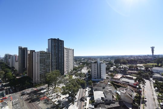 Vista da Sala de apartamento à venda com 3 quartos, 165m² em Bigorrilho, Curitiba