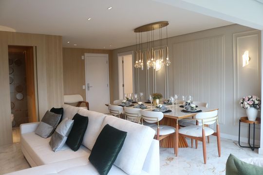 Sala de apartamento à venda com 3 quartos, 116m² em Barra Funda, São Paulo