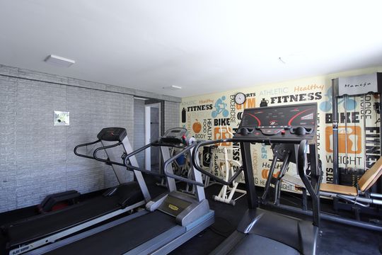 Área Comum - Academia de apartamento para alugar com 1 quarto, 45m² em Moema, São Paulo