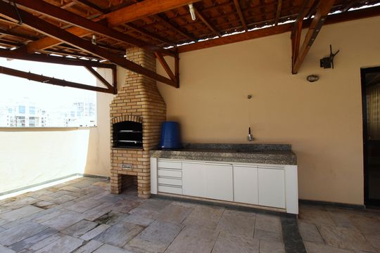 Área Comum - Churrasqueira de apartamento para alugar com 1 quarto, 45m² em Moema, São Paulo