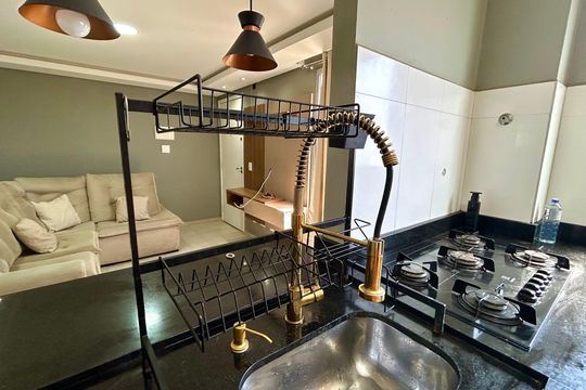 Cozinha de apartamento para alugar com 2 quartos, 41m² em Jardim Ansalca, Guarulhos