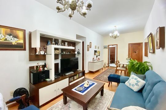 Sala de apartamento à venda com 3 quartos, 94m² em Botafogo, Rio de Janeiro