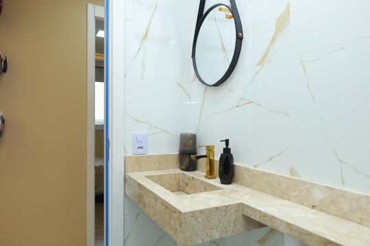 Banheiro de apartamento para alugar com 2 quartos, 41m² em Cidade Líder, São Paulo