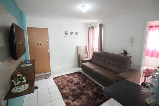 Sala de apartamento à venda com 2 quartos, 48m² em Diamante, Belo Horizonte
